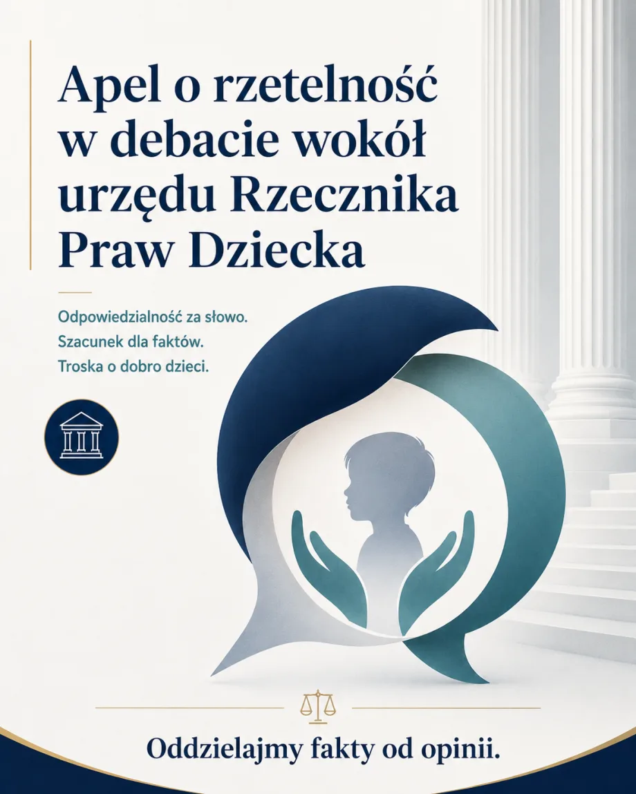 Apel o rzetelność w debacie wok&oacute;ł urzędu RPD